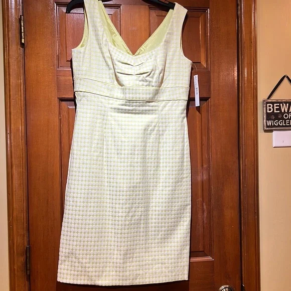 slim fit dress slacks Siesta Dress // Green Ditsy